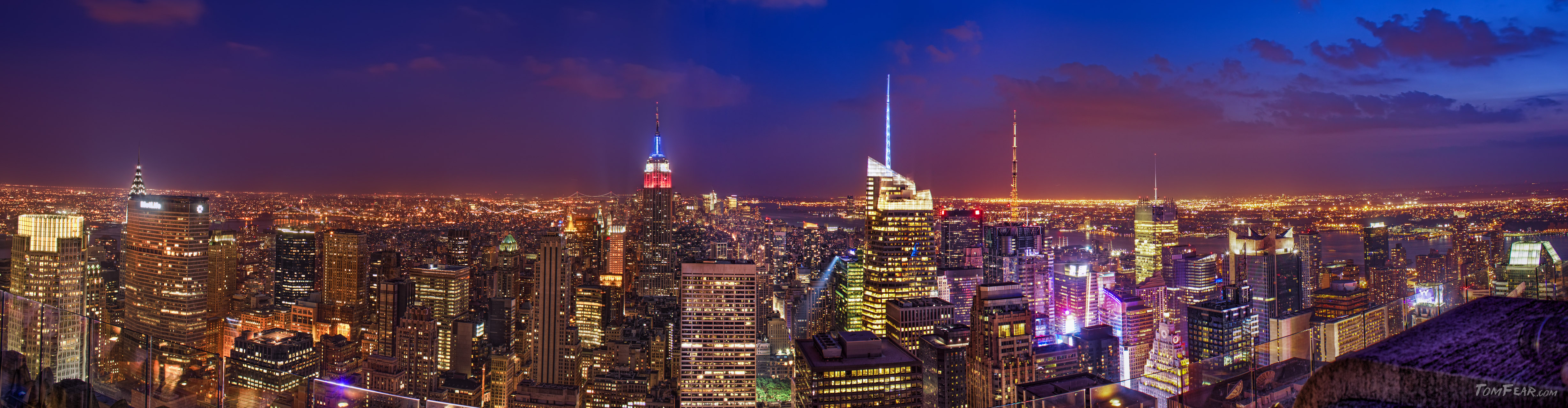 HDR panorama of Manhattan TomFear TomFear